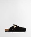 Thumbnail 2 of Barbour Women's Kyra Closed Toe Sandals - Black Suede