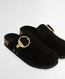 Thumbnail 4 of Barbour Women's Kyra Closed Toe Sandals - Black Suede