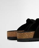 Thumbnail 6 of Barbour Women's Kyra Closed Toe Sandals - Black Suede