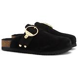 Thumbnail 1 of Barbour Women's Kyra Closed Toe Sandals - Black Suede