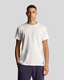 Thumbnail 3 of Lyle & Scott Men's 3 Pack Lounge T-Shirts - Jet Black/ Mid Grey Marl/ White