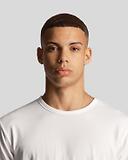 Thumbnail 6 of Lyle & Scott Men's 3 Pack Lounge T-Shirts - Jet Black/ Mid Grey Marl/ White