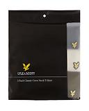 Thumbnail 2 of Lyle & Scott Men's Basic 3 Pack T-Shirt - White/ Olive/ Gunmetal
