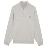 Thumbnail 1 of Lyle & Scott Men's Loungewear 1/4 Zip Sweatshirt - Light Grey Marl