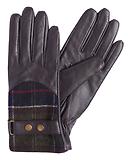 Thumbnail 1 of Barbour Women's Dee Tartan Gloves - Dark Brown