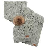 Thumbnail 1 of Barbour Women's Penshaw Beanie & Scarf Gift Set - Classic Grey