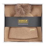 Thumbnail 4 of Barbour International Women's Mallory Beanie & Scarf Gift Set - Light Trench