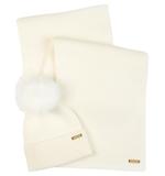 Thumbnail 1 of Barbour International Women's Mallory Beanie & Scarf Gift Set - Optic White