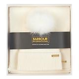Thumbnail 6 of Barbour International Women's Mallory Beanie & Scarf Gift Set - Optic White
