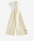 Thumbnail 3 of Barbour Women's Ridley Pom Beanie & Scarf Gift Set - Cream