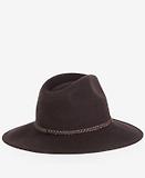 Thumbnail 2 of Barbour Women's Tack Fedora Hat - Chocolate/Praline