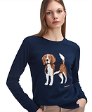 Thumbnail 3 of Barbour Women's Fareham Knit Jumper - Navy
