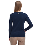 Thumbnail 4 of Barbour Women's Fareham Knit Jumper - Navy