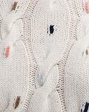 Thumbnail 8 of Barbour Women's Fleur Cable-Knit Wool Jumper - Ecru