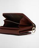 Thumbnail 6 of Barbour Women's Rosa Leather French Purse - Brown/Classic Tartan