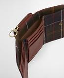 Thumbnail 8 of Barbour Women's Rosa Leather French Purse - Brown/Classic Tartan