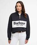 Thumbnail 2 of Barbour Women's Zaria Quarter-Zip Jumper - Dark Navy