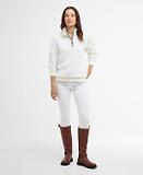 Thumbnail 3 of Barbour Women's Cynthia Half Zip Sweatshirt - Cloud