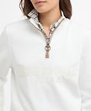 Thumbnail 5 of Barbour Women's Cynthia Half Zip Sweatshirt - Cloud