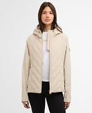 Thumbnail 2 of Barbour International Women's Dakota Quilted Sweat Jacket - Cement