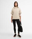 Thumbnail 3 of Barbour International Women's Dakota Quilted Sweat Jacket - Cement