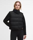 Thumbnail 2 of Barbour International Women's San Telmo Quilted Sweatshirt - Black