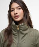 Thumbnail 5 of Barbour International Women's Kya Quilted Sweat Jacket - Dusky Khaki