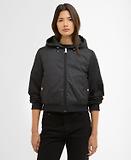 Thumbnail 2 of Barbour International Women's Equinox Quilted Sweat Jacket - Black