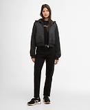 Thumbnail 3 of Barbour International Women's Equinox Quilted Sweat Jacket - Black