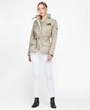 Thumbnail 3 of Barbour International Women's International Quilt Jacket - Taupe/Pearl