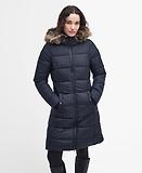 Thumbnail 3 of Barbour Women's Rosoman Quilted Jacket - Dark Navy