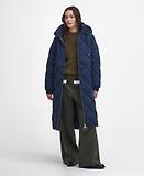 Thumbnail 6 of Barbour Women's Kirkton Longline Puffer Jacket - Navy/Classic