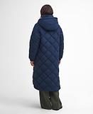 Thumbnail 4 of Barbour Women's Kirkton Longline Puffer Jacket - Navy/Classic