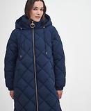 Thumbnail 2 of Barbour Women's Kirkton Longline Puffer Jacket - Navy/Classic