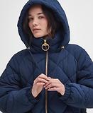 Thumbnail 7 of Barbour Women's Kirkton Longline Puffer Jacket - Navy/Classic