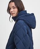 Thumbnail 3 of Barbour Women's Kirkton Longline Puffer Jacket - Navy/Classic