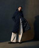 Thumbnail 11 of Barbour Women's Kirkton Longline Puffer Jacket - Navy/Classic