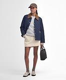 Thumbnail 5 of Barbour Women's 30th Anniversary Liddesdale Cropped Quilted Jacket - Navy/Classic