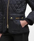 Thumbnail 7 of Barbour Women's Fitted Beadnell Quilted Jacket - Black/Classic