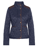 Thumbnail 1 of Barbour Women's Highfield Quilted Jacket - Navy/Classic