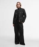 Thumbnail 3 of Barbour International Women's Halsey Quilted Jacket - Black/Dusky Khaki