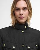 Thumbnail 5 of Barbour International Women's Halsey Quilted Jacket - Black/Dusky Khaki