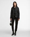 Thumbnail 3 of Barbour International Women's Halsey Quilted Jacket - Black/Black