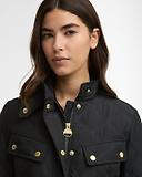 Thumbnail 5 of Barbour International Women's Halsey Quilted Jacket - Black/Black