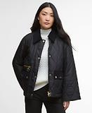 Thumbnail 2 of Barbour Women's Martha Quilted Jacket - Black/Classic Tartan