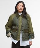 Thumbnail 2 of Barbour Women's Martha Quilted Jacket - Olive/Dark Moss/Ancient Tartan