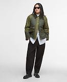 Thumbnail 3 of Barbour Women's Martha Quilted Jacket - Olive/Dark Moss/Ancient Tartan