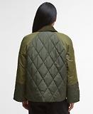 Thumbnail 4 of Barbour Women's Martha Quilted Jacket - Olive/Dark Moss/Ancient Tartan