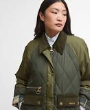Thumbnail 5 of Barbour Women's Martha Quilted Jacket - Olive/Dark Moss/Ancient Tartan