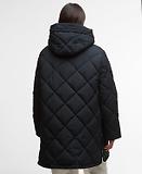 Thumbnail 4 of Barbour Women's Kailyn Puffer Jacket - Black/Classic Tartan